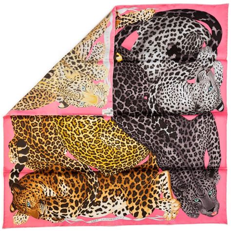 lazy leopardess hermes|Hermès Lazy Leopardess Silk Scarf Bronze .